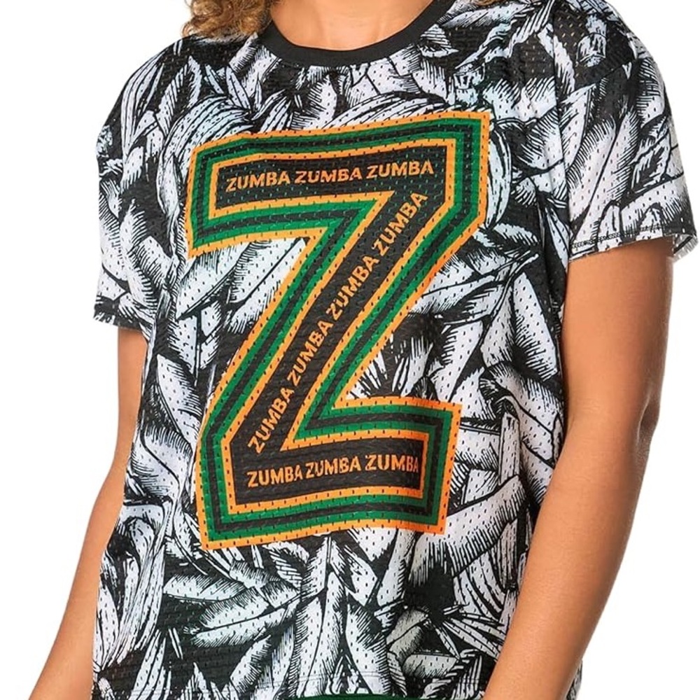 Zumba Wear Tropics Mesh Top